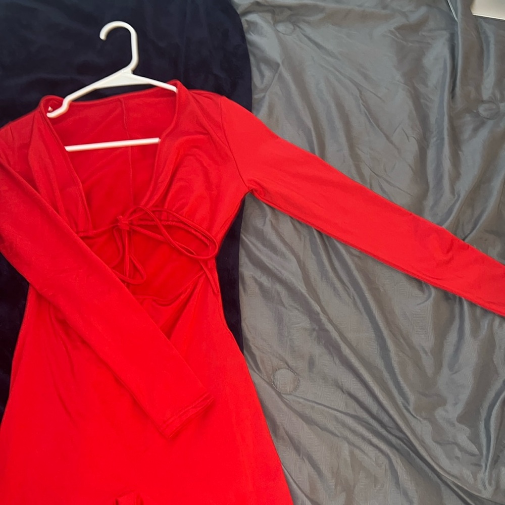 Red bodysuit